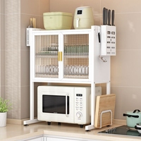 Support de cuisine multifonctionnel sur pied en acier au carbone durable, organisateur de rangement de cuisine modèle HL-76