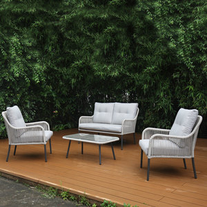 MIA All Weather Muebles de interior al aire libre Caja de cubierta Cubo de plástico multifuncional Jardín Mesa cuadrada Caja de almacenamiento - Product Image 6