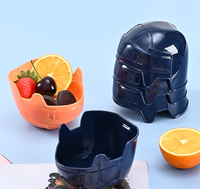 Conteneur alimentaire miniature en PP écologique personnalisé, en forme de casque de hockey, avec logo imprimé sur mesure, capacité de 15 oz, pour la crème glacée