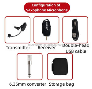 Micrófono de Diadema Inalámbrico UHF, Auriculares con Micrófono sin Cables para Saxofón, Trompeta y Todos los Instrumentos Musicales - Product Image 6