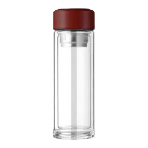 Bouteille d'eau thermos intelligente en cristal Borosilicate, LED, avec fonction d'affichage de la température, logo personnalisé, ml