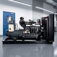 Générateur diesel marin triphasé Weifang 200-500KW 50Hz 400V à faible bruit 1500 tr/min AC 24V Démarrage automatique Châssis ouvert ATS