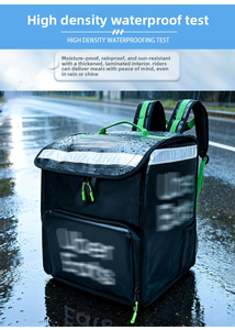 Mochila Térmica Aislada y Reforzada para Reparto <span class=keywords><strong>Uber</strong></span>, con Compartimentos Multicapa, Impermeable, para Transporte de Alimentos al Aire Libre - Product Image 5