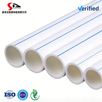 Tuyaux d'eau PPR personnalisés DN20-DN160 pour systèmes de plomberie chaude et froide, chauffage, certifiés ISO CE, durée de vie de 50 ans, support OEM