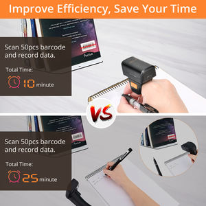 Lecteur de codes-barres portable JR USB à anneau de doigt, capteur CMOS, 350 scans/sec, GS1, code QR 2D, code-barres linéaire, code ZIP, <span class=keywords><strong>EAN</strong></span>/UPC, garantie de 2 ans - Product Image 5