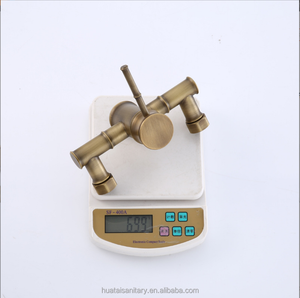 Salle de bain baignoire montage mural bambou antique bronze laiton baignoire mitigeur robinets de bain mitigeurs de <span class=keywords><strong>douche</strong></span> robinets - Product Image 4