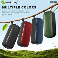 NR-S208 Enceinte portable d'extérieur Bluetooth sans fil avec poignée, mini colonne TWS pour le cyclisme et la randonnée, appels mains libres, format de poche