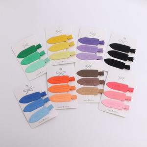 Nouvelle Pince à Cheveux Métallique <span class=keywords><strong>Couleur</strong></span> Bonbon pour <span class=keywords><strong>Femme</strong></span>, Clip Latéral Simple pour Cheveux Défrisés, Mignon et Doux, Fait Main, Idéal pour Frange, Cadeau - Product Image 2