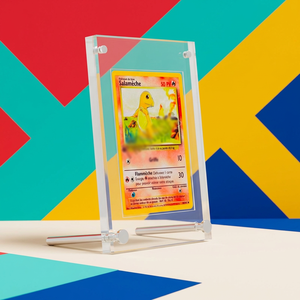 Support d'affichage pliable en acrylique avec cadre et support magnétique pour cartes de collection Pokémon / sportives / BGS TCG, personnalisé en usine pour cartes sous plaque - Product Image 3