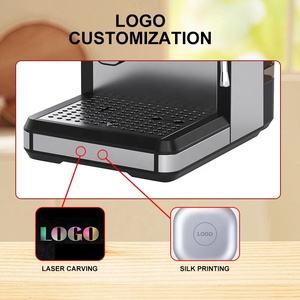 Machine à café intelligente professionnelle programmable 20 bars avec système de broyage intégré, expresso, mousseur à lait, en acier inoxydable pour la maison - Product Image 5