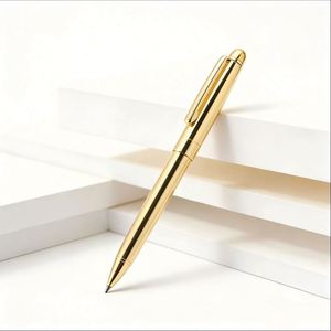 Golden Luxury Metal Ballpoint Wholesale Business Elegant <b>Pen</b> Signature <b>Pens</b> With Custom Logo Suitable for Corporate Gifts - Product Image 2