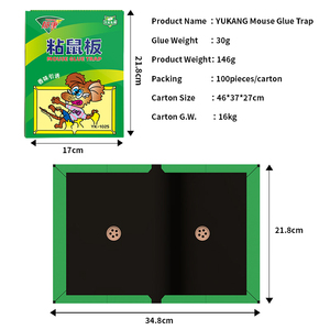 Adhesivo fuerte seguro para mascotas Suministro directo de fábrica 30 g/PCS Trampa de pegamento de ratón plegable pegajosa dura - Product Image 5