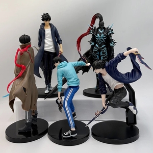 6 Estilos de Figura de Anime de Sung Jin Woo de Solo Leveling, Caballero Rojo Sangre, Comandante Igris, Modelo de Mano, Adorno de Escritorio, Regalos, 17~21 cm - Product Image 2