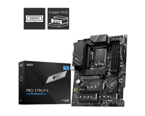 PRO <span class=keywords><strong>Z790</strong></span>-P II DDR5 Intel Chipset quatre canaux 256 Go capacité de RAM maximale tout nouveau formulaire <span class=keywords><strong>ATX</strong></span> pour serveur de bureau SATA intégré - Product Image 1