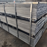 Latte en acier de nervure pour le plâtre dans les murs et les plafonds