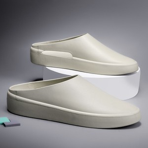 Zuecos EVA Unisex de Color Sólido, Punta Abierta, Suela Suave Antideslizante, Pantuflas Casuales para Todas las Temporadas, Beige, Marrón, Negro, Gris - Product Image 2