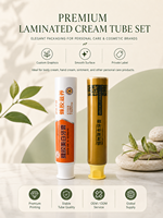 Tubo cilíndrico sin aire de 90 ml personalizado al por mayor para pasta de dientes, vacío, recargable, ecológico, de aluminio y plástico, con tapa de rosca, impresión UV, exprimible