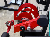 Machine de musculation des jambes professionnelle HY-Seated avec réglage des jambes en flexion et en extension, en acier