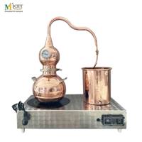 MICET 5L Micro cuivre alembique distillateur Homebrew équipement pour faire du whisky alcool liqueurs Machine équipement de distillation