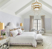 Lustre moderne en albâtre, luxe pour hôtel et villa, double niveau, anneau en laiton, pierres suspendues, LED, design en forme de flèche, à plusieurs niveaux