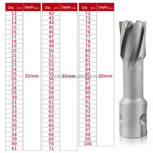 Quality 50mm Depth Annual Steel Cutter TCT Core <b>Drill</b> Hole With Universal Shank HS-AC-04 Hs-ac-04 Core <b>Drills</b> <b>Bit</b> - Product Image 2