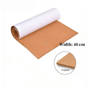 Plaques <span class=keywords><strong>de</strong></span> liège autocollantes 40*100cm, épaisseur 2mm/<span class=keywords><strong>3mm</strong></span>, feuilles <span class=keywords><strong>de</strong></span> liège à adhérence forte pour projets DIY - Product Image 1