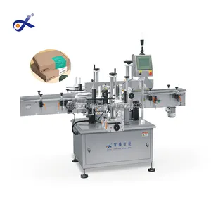 Fully Automatic Paper Cardboard Box Carton Case Self-Adhesive Sticker Sealing Label Applicator Diagonal Labeling Machine