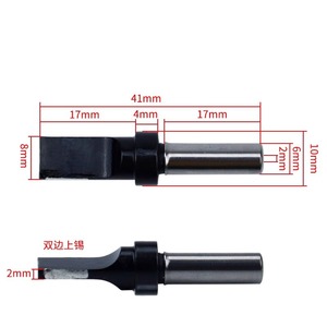 Punta de soldador de 41 mm de longitud y 8 mm de ancho con estañado de doble cara para soldar tiras LED - Product Image 1