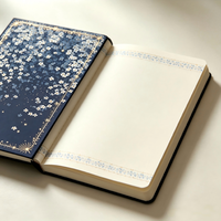 Carnet de notes de luxe personnalisé à couverture rigide A5, journal décoratif, bloc-notes cadeau pour l'écriture