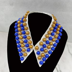 Sigma Gamma Rho <span class=keywords><strong>Collar</strong></span> de Clip desmontable de perlas de imitación de estilo retro griego para mujer - Product Image 1