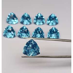 Topaz Azul Sintético de 13 mm, Corte Pera, de Laboratorio, 9.50 Quilates, el Más Popular, Novedad, Superventas, para Joyería - Product Image 5