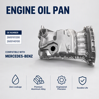 Coppa dell'Olio Elite per Mercedes-Benz, Codice OE 2600101200 2600140100, Unità Ingegnerizzata con Precisione, Design a Flusso Ottimale