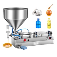 Remplisseuse semi-automatique d'huile d'olive pour bouteilles en verre Remplisseuse pneumatique pour fond de teint liquide mayonnaise