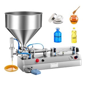 เครื่องบรรจุน้ำมันมะกอกแบบกึ่งอัตโนมัติเครื่องเติมลมสำหรับมูลนิธิของเหลวมายองเนส - Product Image 1