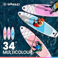 Entrepôt américain livraison gratuite planche de paddle gonflable planche de surf rose Outdoor Traveler Paddleboarding