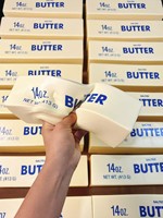 BY Super Soft Jumbo TPR Simulación de Palitos de Mantequilla, Juguete Blandito Antiestrés Gigante de Rebote Lento, Juguete de Descompresión para Apretar con Forma de Mantequilla