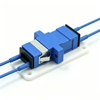 ZAWEDA Single Mode LC SC UPC Fiber Optic Adapter Simplex Coupler Factory Direct for FTTH FTTx