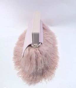 Borsa in Vera Pelle <span class=keywords><strong>con</strong></span> Interno in Montone |   Borsa da Donna in Vera <span class=keywords><strong>Pelliccia</strong></span> di Agnello |   Pronto per la Spedizione |   Consegna Rapida - Product Image 3