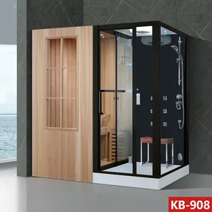 MY HOME sauna dengan steam shower, kabin sauna murah, ruang shower uap sauna