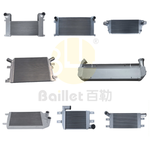 Bagian mesin ekskavator Intercooler aluminium untuk Volvo <span class=keywords><strong>Komatsu</strong></span> Kobelco Doosan bagian hidrolik pendingin Inter - Product Image 2