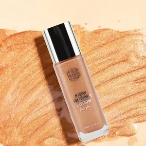 Glitter Highlighter Makeup Face And Body Liquid Highlight Waterproof Bronzer Golden Body Shimmer Highlighter
