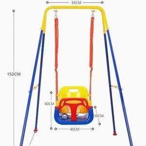 Ensemble de balançoires 3 en 1 pour enfants Style seau d'arrière-cour <span class=keywords><strong>Siège</strong></span> de balançoire détachable pour bébé pour aire de jeux d'arrière-cour - Product Image 2