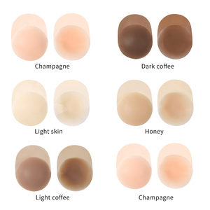 Vente en gros de couvre-mamelons adhésifs en silicone imperméables et réutilisables, soutien-gorge push-up invisible, pasties personnalisables OEM - Product Image 5