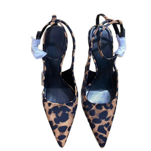 <span class=keywords><strong>Sandali</strong></span> con mulo <span class=keywords><strong>tacco</strong></span> alto di nicchia alla moda a punta a punta con stampa leopardata e décolleté Sexy estive da <span class=keywords><strong>donna</strong></span> - Product Image 4