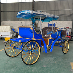 Carruaje Eléctrico de Cuatro Ruedas Azul Oscuro Estilo Cenicienta, de Lujo, para Paseos Turísticos, Económico y de Alta Calidad, 2026 - Product Image 6