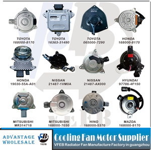 19030-RYE-A01 168000-9841 Ventilador de refrigeración del radiador Motores de refrigeración para Honda <span class=keywords><strong>CRV</strong></span>/ ACCORD/CRZ'2010 ACURA MDX 07-10 Elision - Product Image 4