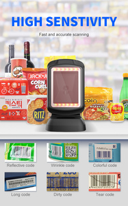 Escáner de Código de Barras USB NORGEE NG 9208, CMOS, Alta Velocidad de Escaneo, Escáner de Código de Barras Médico para Escritorio, Supermercado/Hipermercado, 1 Año de Garantía - Product Image 4