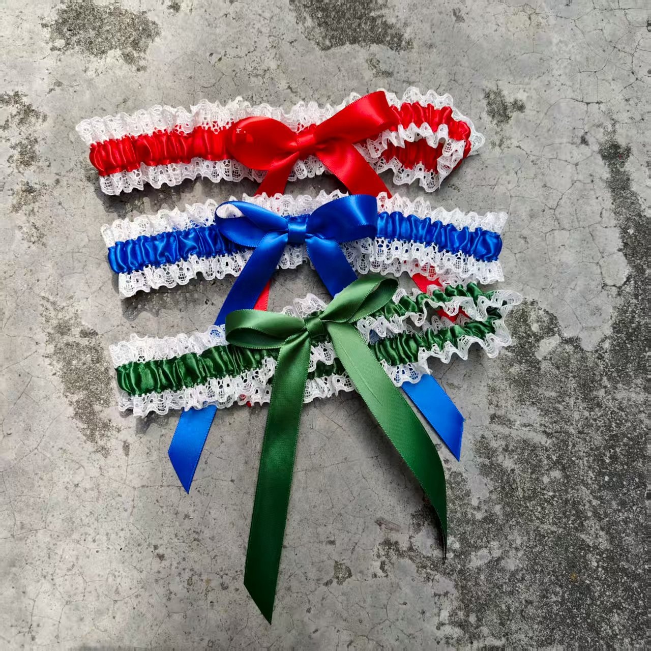 Buy In Bulk Green Garter Belt Made Of Satin | Alibaba.com