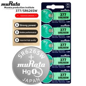המקורי murata כסף תחמוצת שעון סוללה sr626sw 364 321 371 315 317 עבור שלט רחוק מסוג ליתיום - Product Image 6