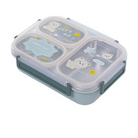 Bestseller Edelstahl Bento Lunchbox für Studenten, Büroangestellte, Outdoor-Camping 501-800ML Fassungsvermögen Bento-Box Lebensmittelbehälter